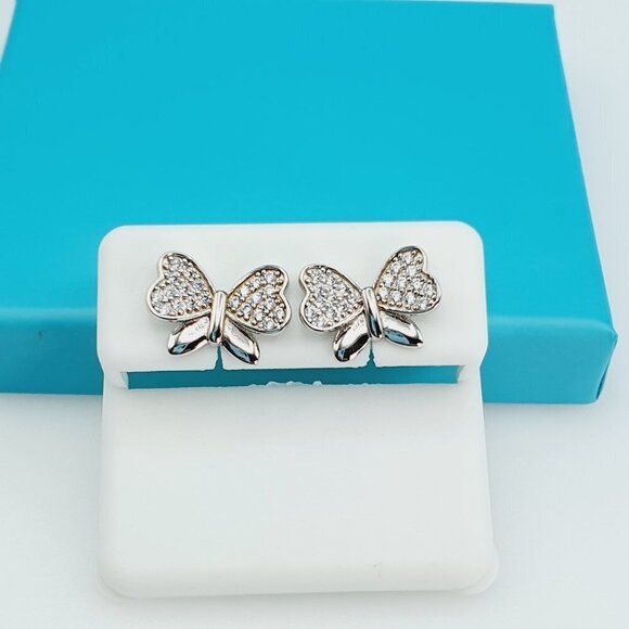 "925 Sterling Silver CZ Beautiful Earrings for Women, 1USPAR4234 - Picture 8 of 11